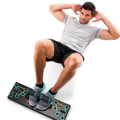 BunnyHi FWC028 Indoor Gym Workout Equipment Multi-Function Portable Push up Stand Pushup Board With Pulling Rope