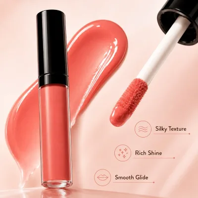 Wholesale Custom 5g Mineral Lipgloss Private Label Waterproof Liquid Matte Finish Lipstick Custom Cosmetic Product