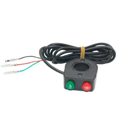 Two Functions Switch Light Button Horn Button for Electric Motorcycles Electric ATV Go Kart