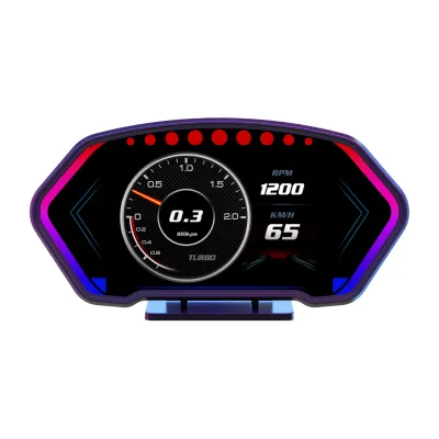 Obd2 Scanner Meter With Head up Display Popular Digital Auto Electronics Gps Car Gauge 1-year Warranty Universal