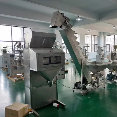 High Speed Automatic Granule Packaging Machine With Multi Head Weigher for Snack Nut Seed Pet Food Factory Direct Supply