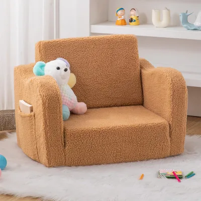 Toddlers 1-3 Memory Foam Kid Play Fold Flip Out Kids Sofa