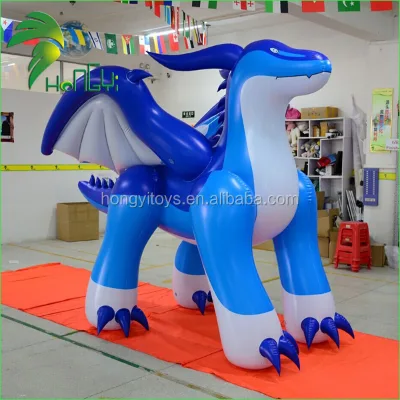 Latest Hot Selling Customized New Design Inflatable Blue Fly Dragon , Inflatable Dragon for Event Decoration