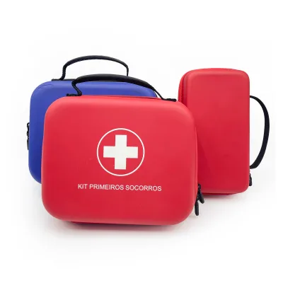 Practical Hard Emergency First Aid Kit Compact Medical With With Compartments EVA Case for Car EVA Medical Carry case