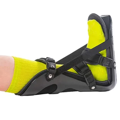 Plantar Fasciitis Night Splint With Wedge for Foot Drop Orthotic Brace with Different Color