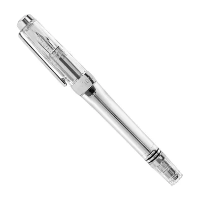 Top Selling New Design Transparent Suction Fountain Pen for Stationery