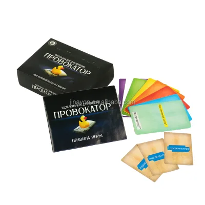 Wholesale Factory Custom Printing Playing Game Card Manufacturers Paper Cards Game for Adult and Family Education Teaching
