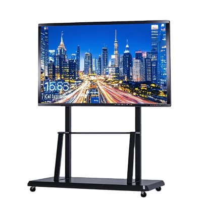 55 Inch Factory Direct LED Touch Screen PC Whiteboard Multimedia Interactive All-in-One Teleconference LCD Display Windows