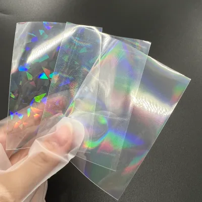 Holographic Soft Sleeve Protector Trading Card Sports Game Idol Card JO-B Laser Clear Card Sleeves
