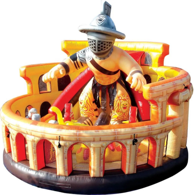 Inflatable Gladiator Obstacle Moonwalk Schematics commercial standard