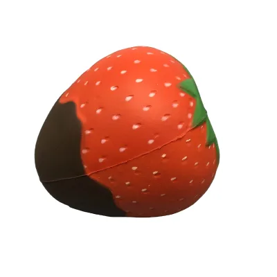 Cute Strawberry Stress Relief Toy Slow Rebound PU Foam Stress Ball Fruit Squeeze Squishy Toy