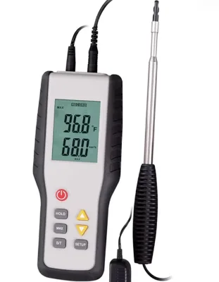 DC-9829 Portable Digital hot wire CFM/CMM Thermo Anemometer Digital Anemometer