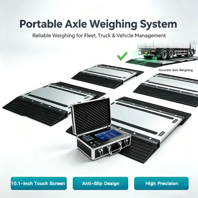 GPWA08 Portable Truck Axle Weighing Fully Static Measure Single Pad Max 20T for Truck Car Weight Detection