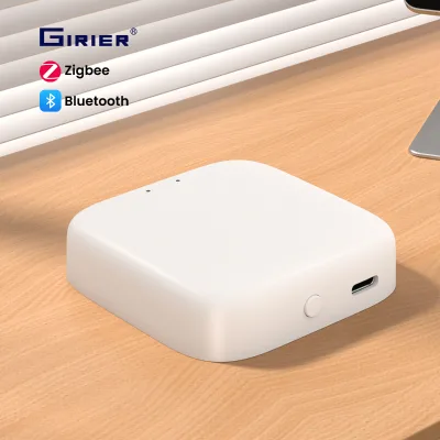GIRIER Tuya Gateway Bridge Smart Gateway with Local Connectivity Zigbee3.0 Multi-mode Gateway Hub