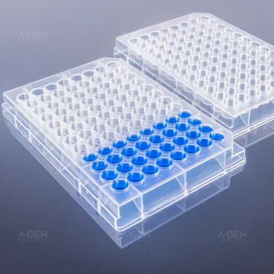Hot Sale 0.45mL Microplate Medical Plastic 96 Well Deep V-Bottom Plate For Laboratory