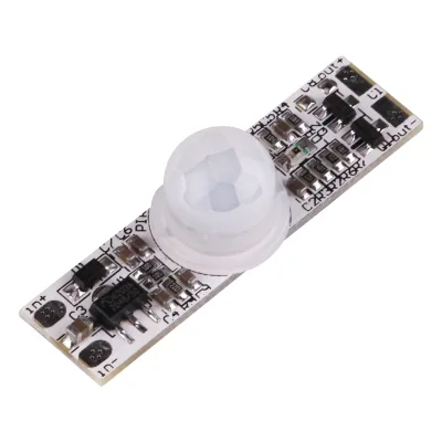 DC5V 24V 192W PIR Sensor Light 8A 1CH 12V Single Color LED Module Install in Circuit Stairways Basements Toilets