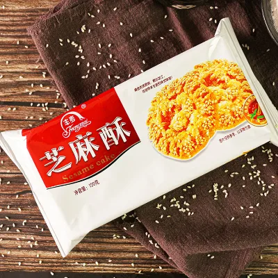 Fengmai Sesame Cookies Sweet Round Normal 120g Bag
