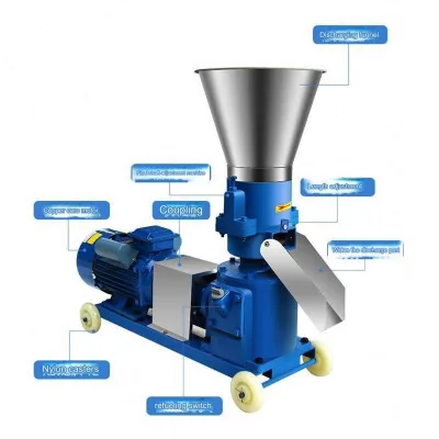 Compatibility High Productivity 200kg/h Feed Pellet Mixer Machine for Cattle Poultry & Fish with 110V/220V/380V Compatibility