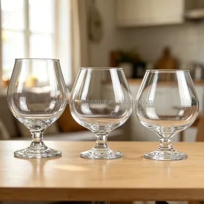 Cheap Machine Made 500ml Beer Glass Goblets Tulip Shape Glass Goblets for Beer