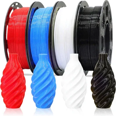 1.75mm PLA Black/Red/White/Blue 1000g Each Spool 3D Printing Filament From China