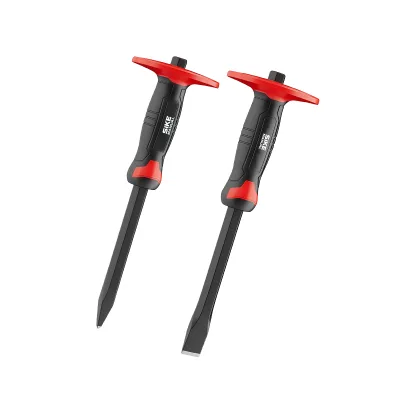 Tool Tip Stone Chisel, Saw-carton  Steel Double-color  Woodworking 300*25MM Hand Tool Stone Cutting Carving Chisel