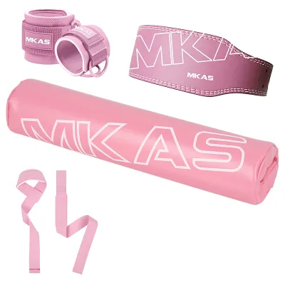For Weight Lifting Custom Pink Barbell Squat Bar Shoulder Neck Protective Nylon Pad #37-0008