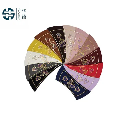 Custom Pattern Embellishment Women Sandals Upper Fashion PU Comfortable Durable Accessories