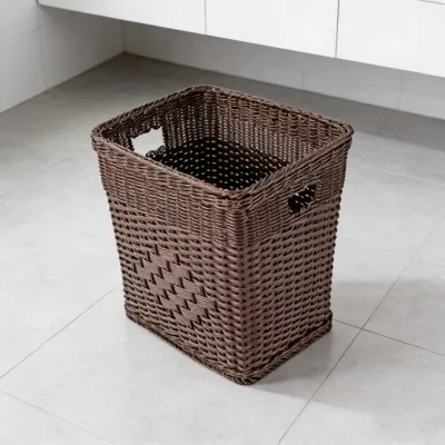 Custom Logo Reusable Waterproof Space Saving Modern Hotel Use Large Capacity Laundry Basket Dirty Clothes Hamper Storage