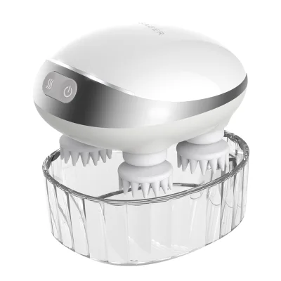 Red Light Warm Compress Head Fatigue Relaxation 4 Removable Massage Claws Deep Cleansing Scalp Massager