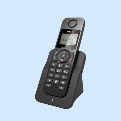 Portable Cordless Telephone with Long Range Answering Machine TAM Fast Shipping Address Book and Fixed Speakerphone