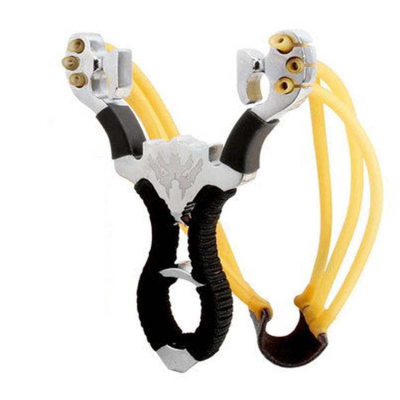 Hot Selling Portable Slingshot Hunting Powerful Catapult Outdoor Marble Games Hunting Sling Shot