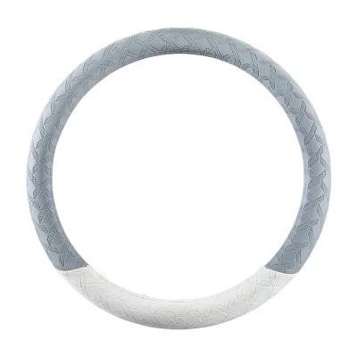 Luxury Sports Microfiber Leather Car Steering Wheel Cover Colorful Fashionable Anti slip Durable Ventilation Handlebar Cover