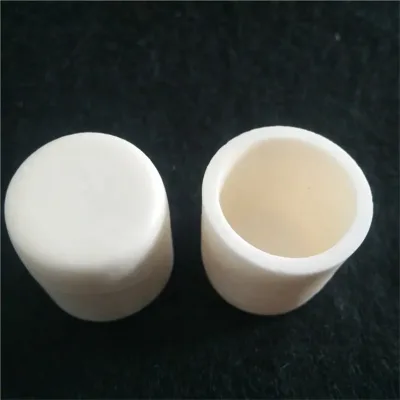 Round Cylindrical Al2O3 Alumina Ceramic Crucible for High Temperature Heat Treatment, Melting Ceramic Crucible