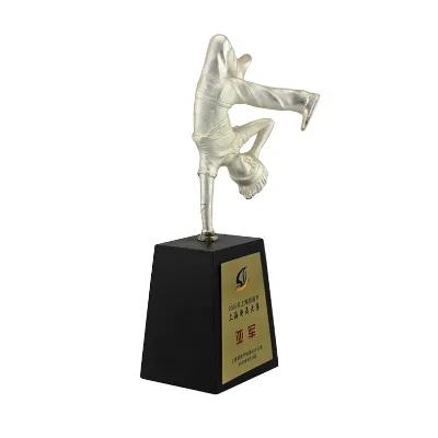 Dance Trophy Dancer Statue Hip Hop Style Trophy Winner Music Trophy
