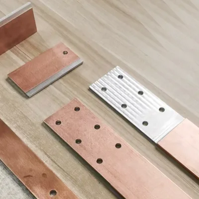 CCA Custom Busbar Connector Bimetal Copper Aluminum Composite Solid Conductive Busbar for Low Medium High Voltage