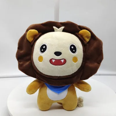 Shengye Brand Toy Factory Low MOQ 10cm 15cm 20 cm Cartoon PP Cotton lion Plush Action Figure Toy for Corporate Marketing Gifts