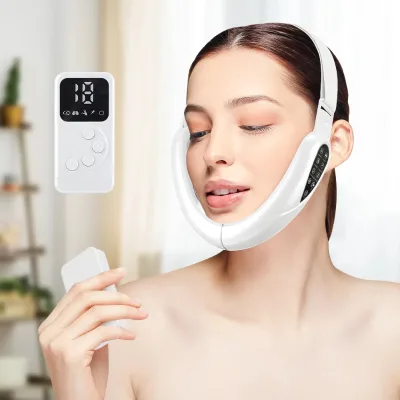 Adjustable Facial and Neck Lift Massager V-shaped Facial Massager to Tighten Muscles