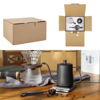 Hot Sale 2025 New Arrivals Chefshere Dripper Set Eco-Friendly Borosilicate Glass Walnut Wood Coffee Tools Coffee Tea Sets
