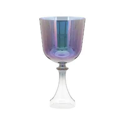 BEST Crystal Healing 440Hz 432Hz Purpler Singing Bowl for Sound Meditation Relief Pressure Handmade Energy Healing