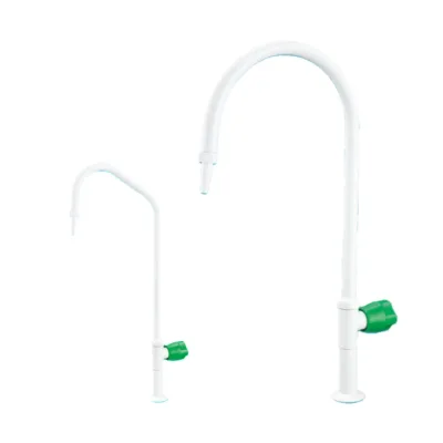 Cost-Efficient Single Goose Neck Faucet Anti-Corrosion Metal Tubes Stable Static Bearing Tap for Agricultural Test Laboratories