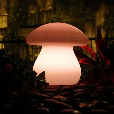 Popular Mushroom Shape Led Table Decoration