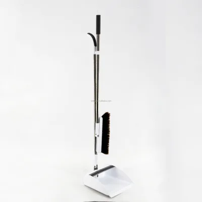 Hot Selling Household Soft Hair Mop Disposable Magic Broom and Dustpan Set PP Material Crumb Collector