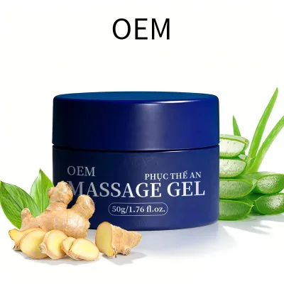 OEM Warming Massage Gel Pain Relief Muscle Relax Joint Sore Ginger Extract Non Greasy 50g for Muscle Relief & Skin Care
