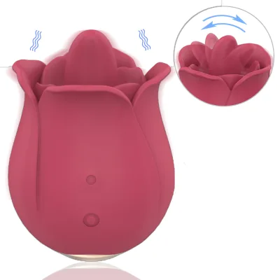 Licking Vibrating Rose Appearance Small Volume Vibrator