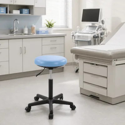 Medical Stool Swivel Rolling Caster Clinic Doctor Hospital Lab Beauty Adjustable Height Customizable Hydraulic Lift Backless OEM