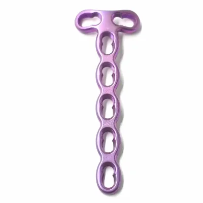 24-Hour Delivery Titanium T Locking Plate (2 Holes) 2.0mm Class I Orthopedic Implant in Stock
