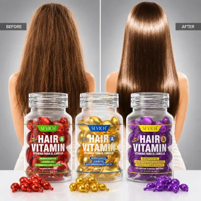 SEVICH Multi Color Hair Vitamin Capsules Natural Formulas Moroccan Oil Jojoba Ginseng Oil Hair Care New Arrival Wholesale