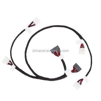 RCD RCD-HARN6065 Custom 6.3mm 1/4 Inch TS/TRS Audio Jack Connector Cable Assembly Braided Shield Guitar Instrument Studio Patch
