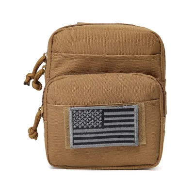 Tactical MOLLE Waist Pack Climbing Emergency Pouch for Outdoor/Travel, First Aid & Survival Kit Medical Bag