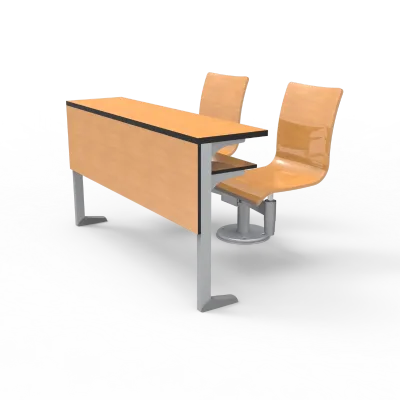 2025 India College Student Desk and Chair 360-degree School Classroom Furniture Wood Apartment Guangdong